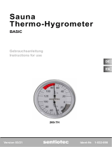 Sentiotec Thermo-Hygrometer 260-TH Používateľská príručka