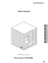 Sentiotec Onni sauna Používateľská príručka