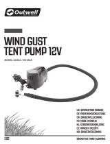 Outwell Wind Gust Tent Pump 12V Návod na používanie