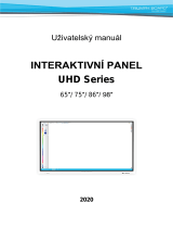 TRIUMPH BOARD Interactive Flat Panel Series UHD Používateľská príručka