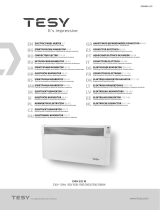 Tesy 230V- 50Hz 500 Watt Electric Wall Hung Panel Heater Používateľská príručka