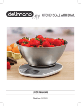 Delimano JOY KITCHEN SCALE WITH BOWL Návod na používanie