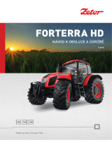 Zetor FORTERRA HD 2015 Používateľská príručka