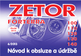 Zetor FORTERRA 2013 Používateľská príručka