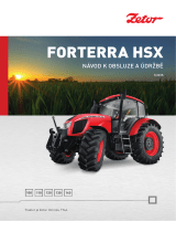 Zetor FORTERRA HSX 2015 Používateľská príručka