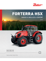 Zetor FORTERRA HSX 2018 Používateľská príručka