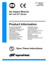 Ingersoll Rand 261 Návod na obsluhu