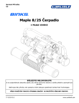 Carlisle BINKS - Maple Pump 8/25 Používateľská príručka