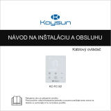 Kaysun Thermostat KC-FC-S2 Používateľská príručka