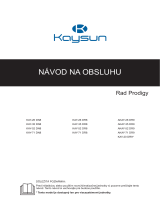 Kaysun Prodigy Používateľská príručka