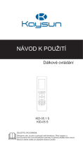 Kaysun Individual Wireless Controller KID-05.1 S & KID-05 S Používateľská príručka