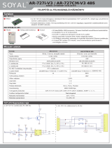 Soyal AR-727CM-V3-485 User And Installer Manual