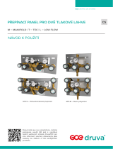 GCE PŘEPÍNACÍ PANEL PRO DVĚ TLAKOVÉ LAHVE Návod na používanie