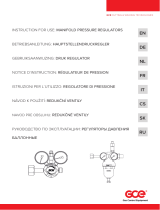 GCE MANIFOLD PRESSURE REGULATORS Návod na používanie