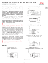 GCE Pressure Regulators Návod na používanie