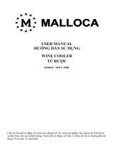 Malloca Tủ bảo quản rượu âm tủ MWC-95BI Používateľská príručka