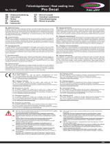 Jamara FolienbügeleisenPro Decal Návod na obsluhu