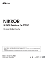 Nikon NIKKOR Z 600mm f/4 TC VR S Návod na používanie