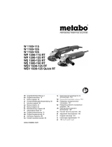 Metabo WEV 1500-125 RT Návod na používanie