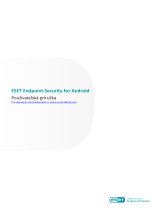 ESET Endpoint Security for Android 4.x Google Play download Návod na obsluhu