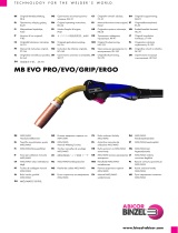 Abicor Binzel MIG/MAG Welding Torches MB EVO Návod na používanie