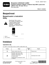 Toro Road Light Kit, 122cm, 132cm, or 152cm Z Master 4000 Series Riding Mower Návod na inštaláciu