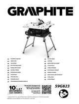 Graphite 59G823 Table Saw Používateľská príručka