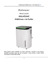 Rohnson R-9630 Ionic + Air Purifier Návod na obsluhu