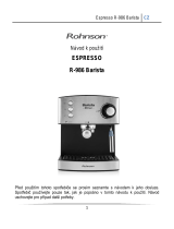 Rohnson R-986 Barista Návod na obsluhu