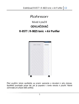 Rohnson R-9577 Ionic + Air Purifier Návod na obsluhu