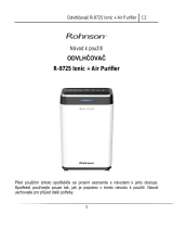 Rohnson R-9725 Ionic + Air Purifier Návod na obsluhu