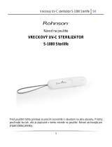 Rohnson UV-C Sterilizer S-1080 Sterilife Návod na obsluhu