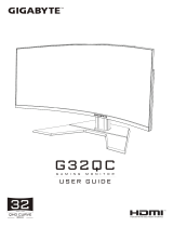 Gigabyte G32QC Používateľská príručka