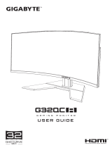 Gigabyte G32QC A Používateľská príručka