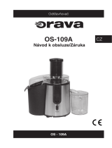 Orava OS-109 A Návod na obsluhu