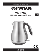 Orava VK-3715 Silver Návod na obsluhu