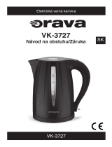 Orava VK-3727 Používateľská príručka