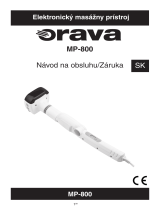 Orava MP-800 Používateľská príručka