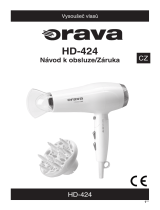 Orava HD-424 Návod na obsluhu