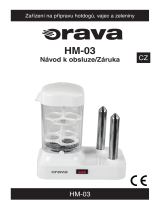 Orava HM-03 GR Návod na obsluhu