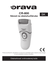 Orava CR-800 Používateľská príručka