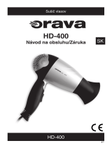 Orava HD-400 S Používateľská príručka