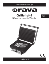 Orava Grillchef-4 Používateľská príručka