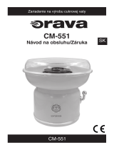 Orava CM-551 Používateľská príručka