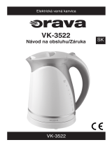 Orava VK-3522 V Používateľská príručka