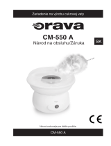 Orava CM-550 A Používateľská príručka