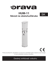 Orava HUM-11 Používateľská príručka