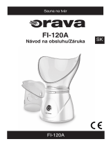 Orava FI-120 A Používateľská príručka