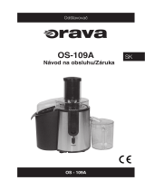 Orava OS-109 A Používateľská príručka