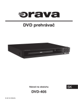 Orava DVD-405 Používateľská príručka